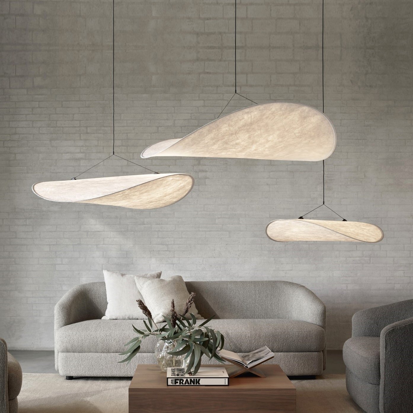 Suspension design Wabi Sabi inspiration japonaise
