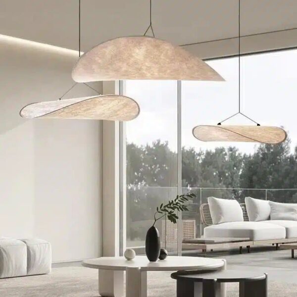 Suspension design Wabi Sabi inspiration japonaise