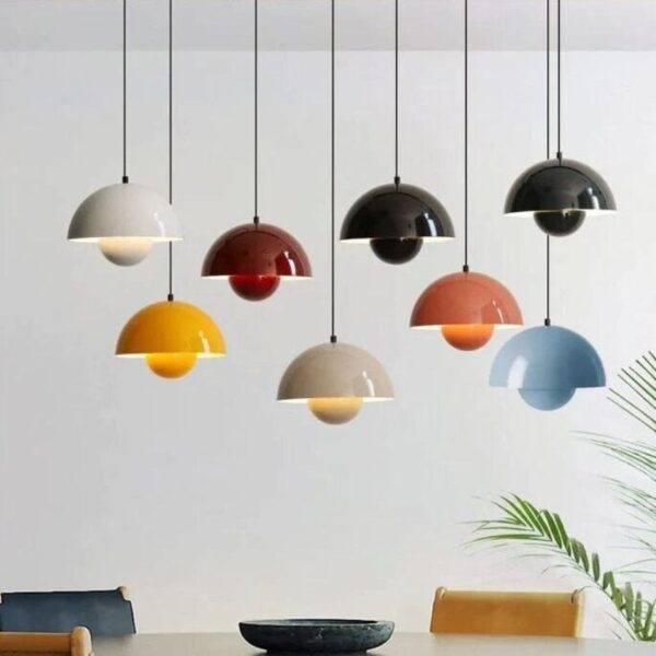 Suspension luminaire contemporaine Agaric