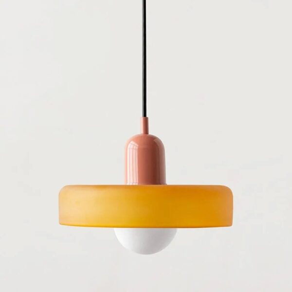 Suspension luminaire nordique en verre soufflé