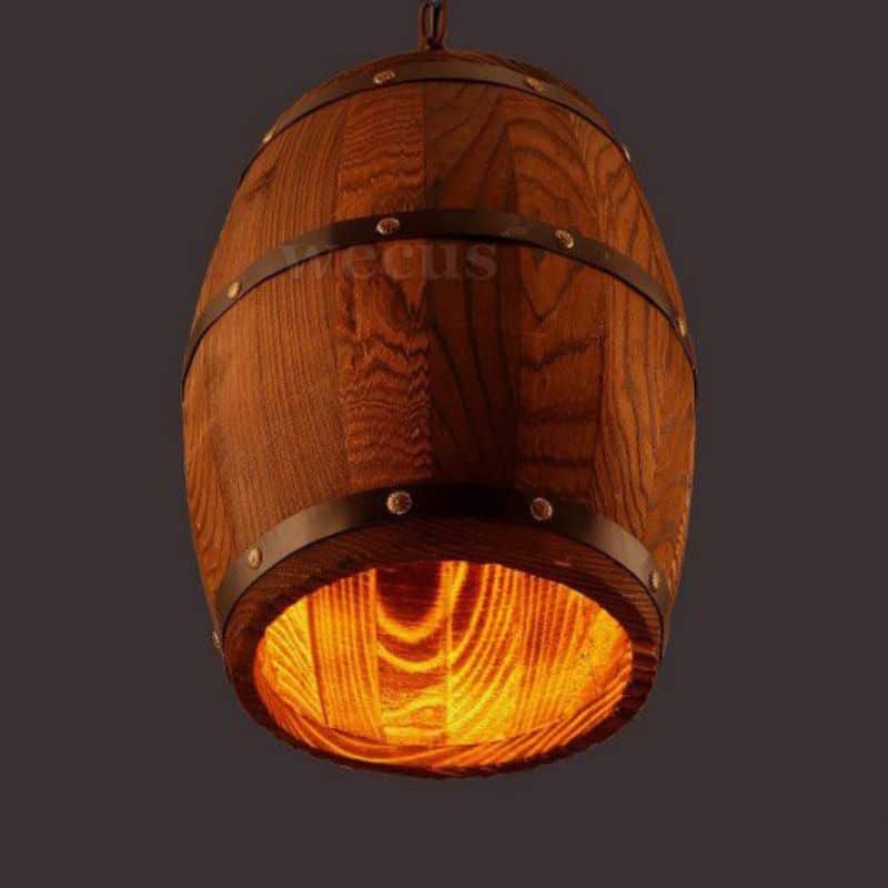 Suspension lumineuse artisanale inspirée du patrimoine viticole