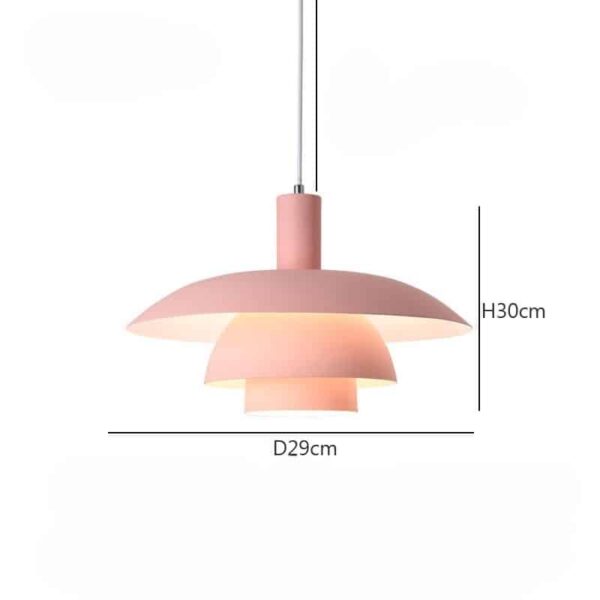 Suspension circulaire contemporaine multi-niveaux