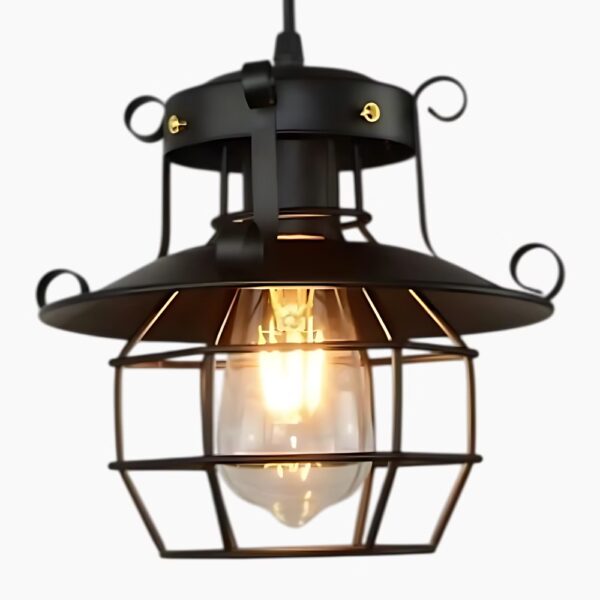 Suspension design contemporaine industrielle