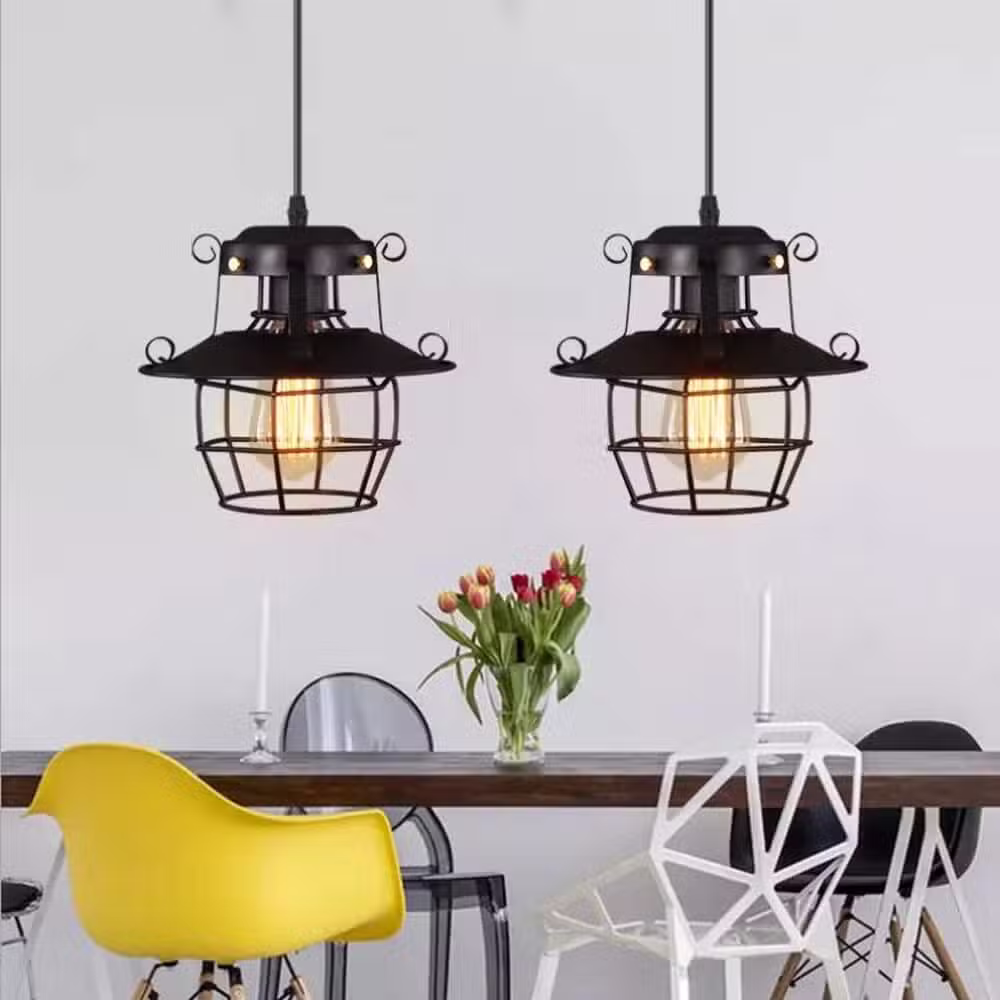 Suspension design contemporaine industrielle