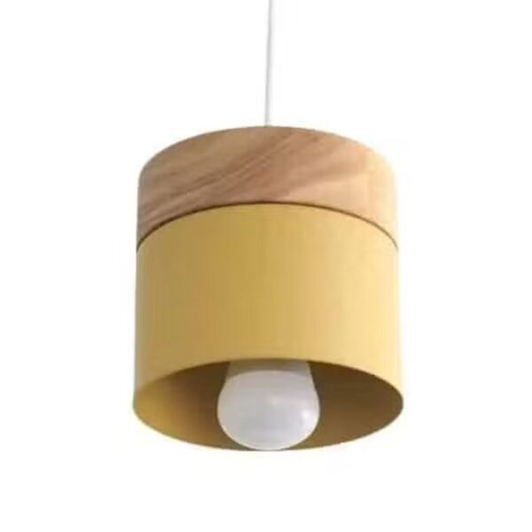 Suspension luminaire en bois d'inspiration nordique