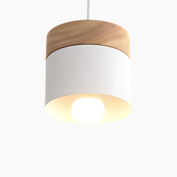 Suspension luminaire en bois d'inspiration nordique