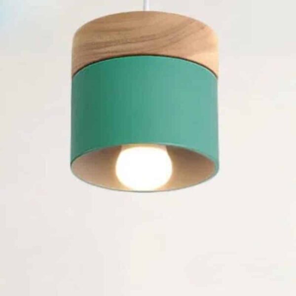 Suspension luminaire en bois d'inspiration nordique