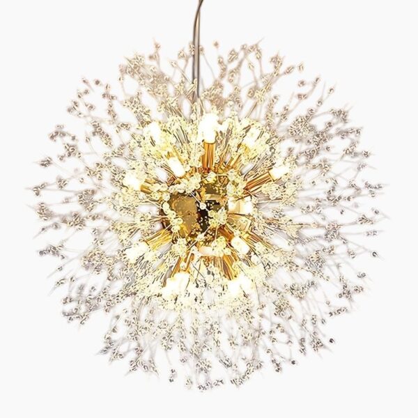 Suspension luminaire inspiration fleur aérienne