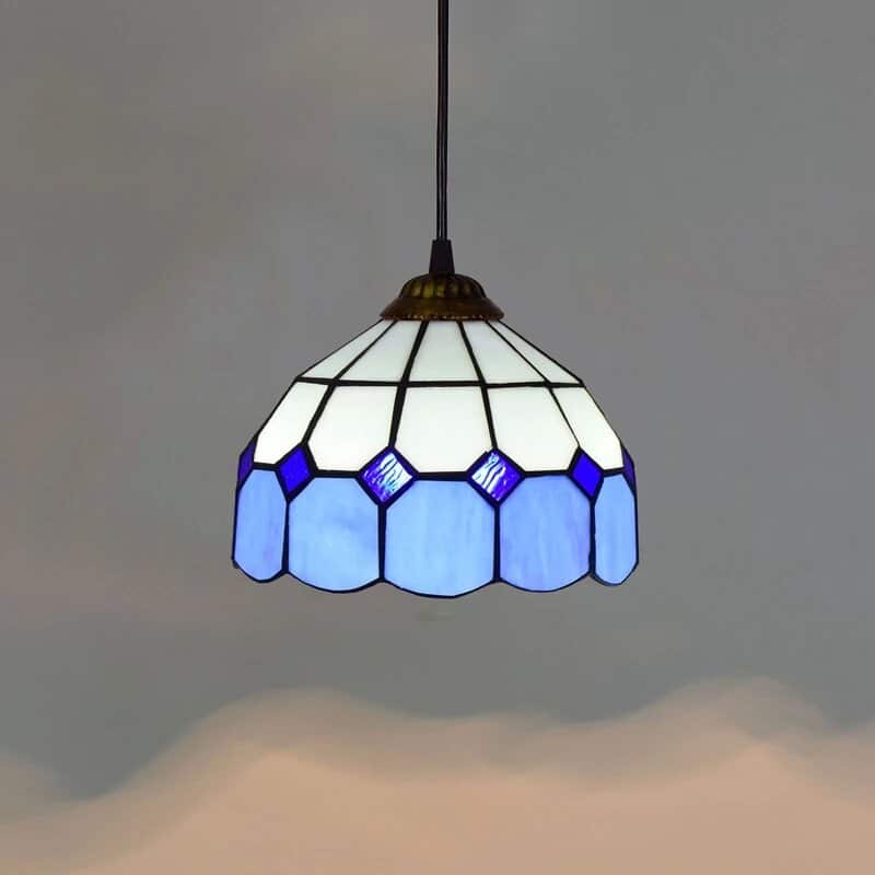 Suspension lumineuse inspiration Tiffany