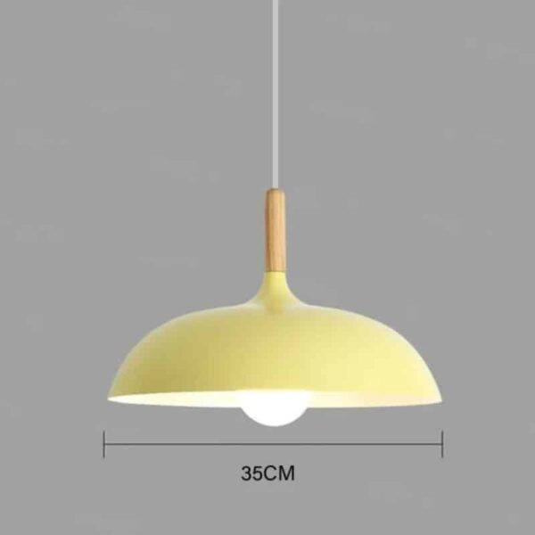 Suspension luminaire dôme style nordique