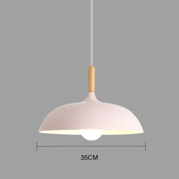 Suspension luminaire dôme style nordique