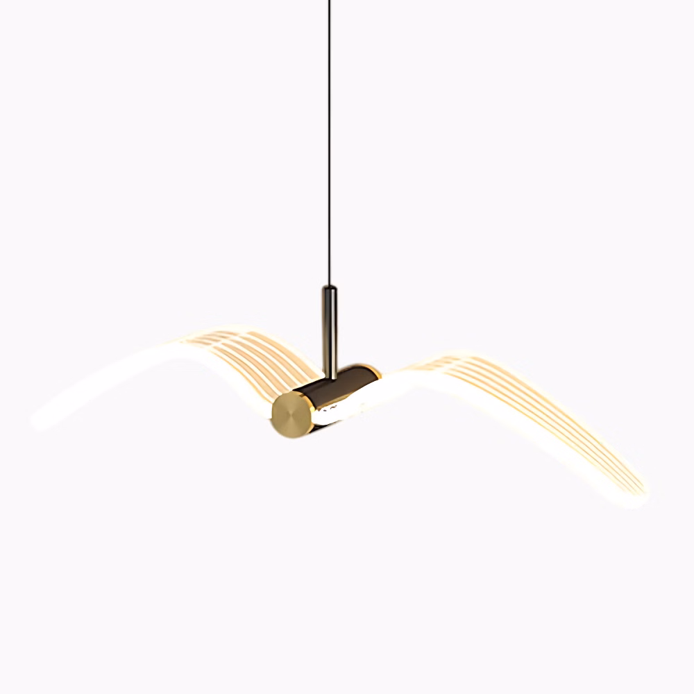 Suspension LED artistique à l'élégance contemporaine