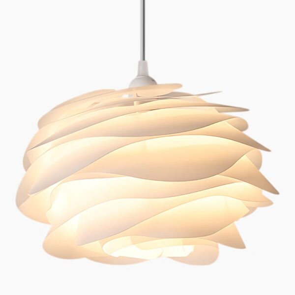 Suspension LED florale aux pétales lumineux