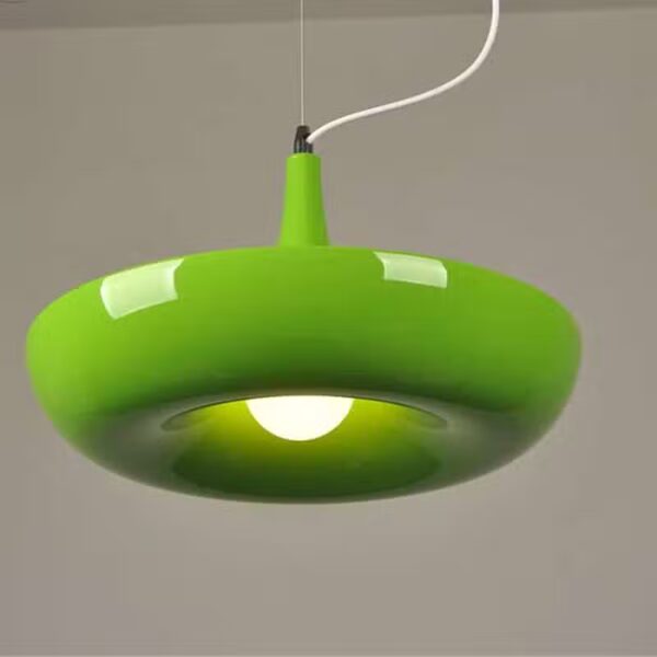 Suspension luminaire aluminium d'inspiration nordique à LED