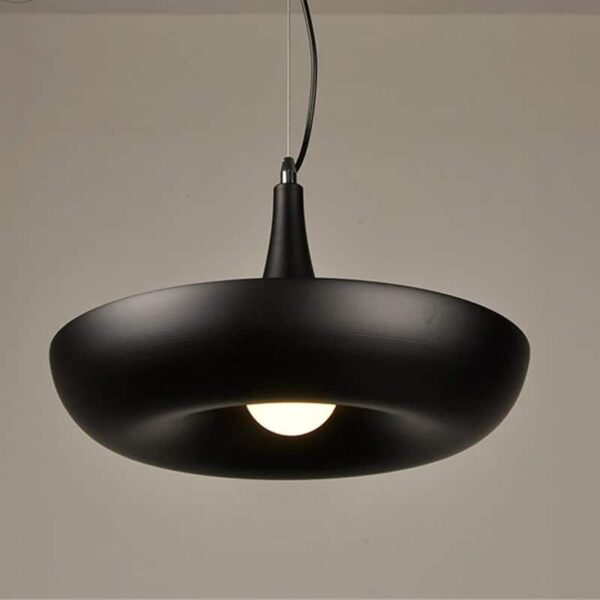 Suspension luminaire aluminium d'inspiration nordique à LED