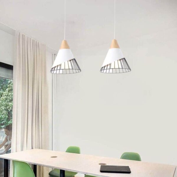 Suspension luminaire conique au design contemporain
