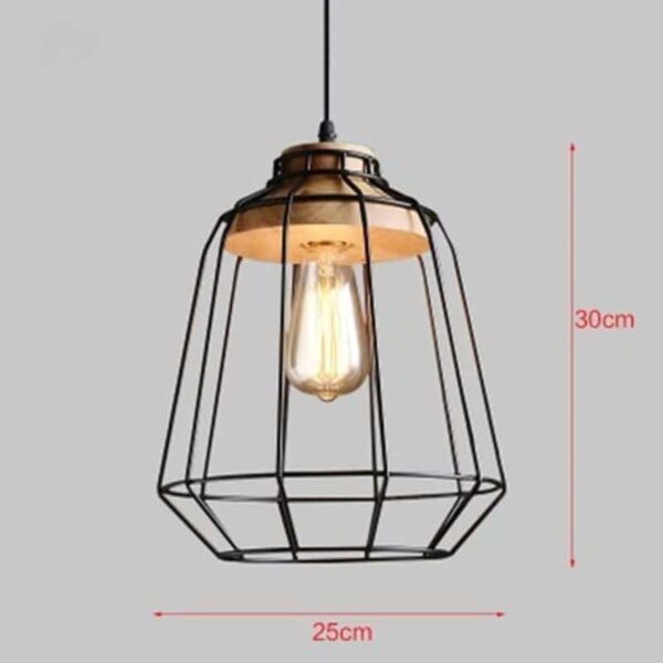 Suspension luminaire industrielle en métal brossé