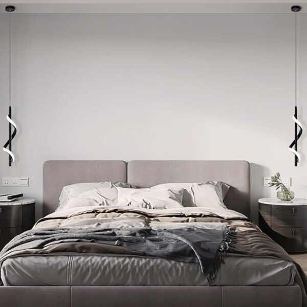 Suspension luminaire LED contemporaine à design épuré