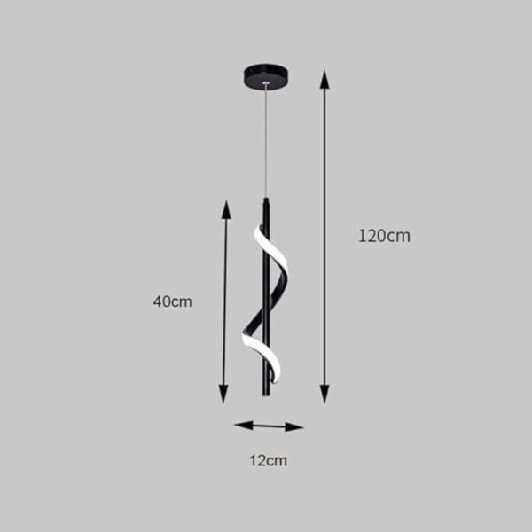 Suspension luminaire LED contemporaine à design épuré