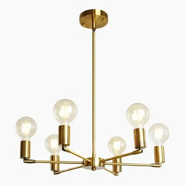 Suspension contemporaine aux lignes adaptables