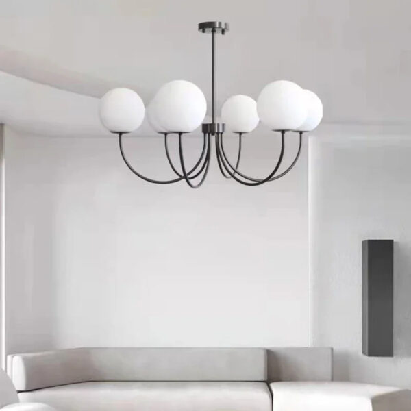 Suspension contemporaine aux finitions raffinées