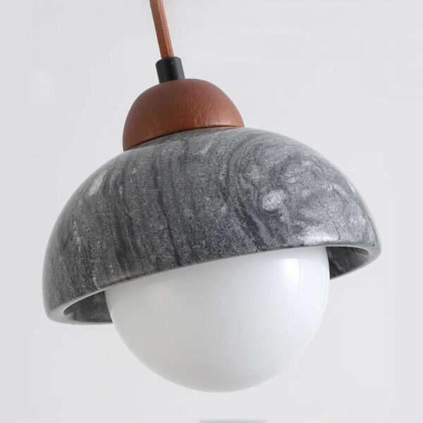 Suspension contemporaine en marbre noble