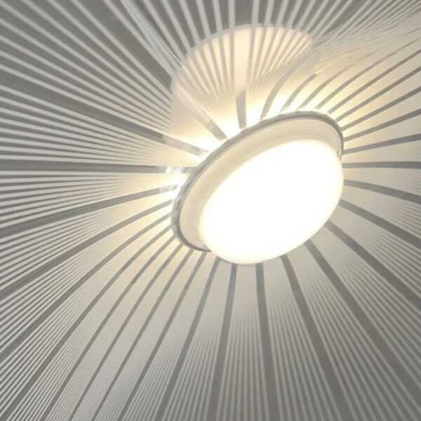 Suspension luminaire à variations chromatiques