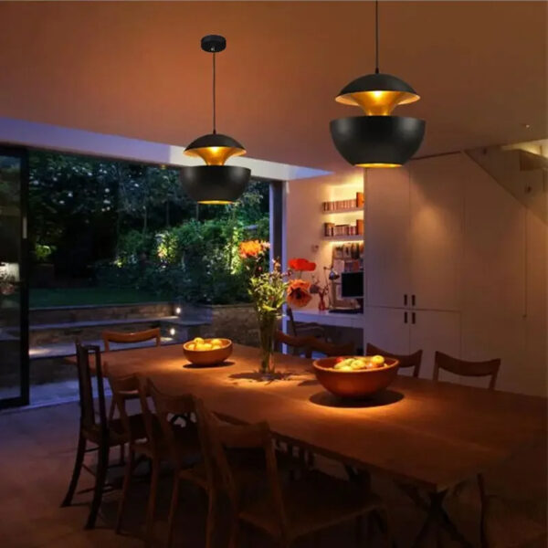 Suspension luminaire contemporaine d'inspiration nordique