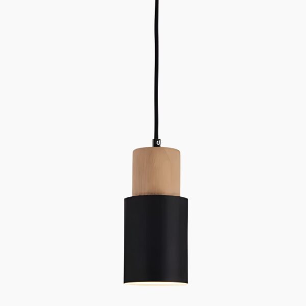 Suspension luminaire épurée en métal, inspiration nordique