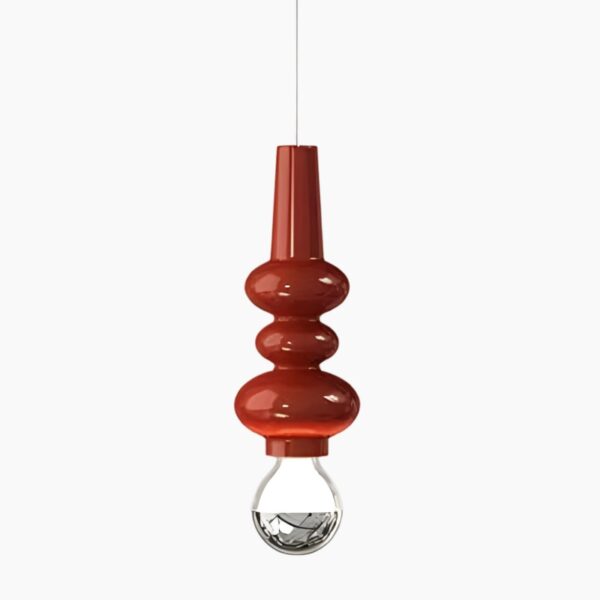 Suspension luminaire LED contemporaine en verre