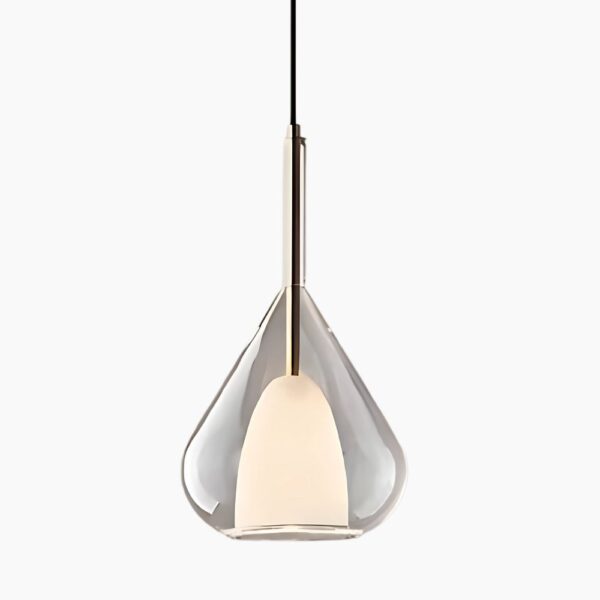 Suspension luminaire LED en verre: alliance de pureté et raffinement