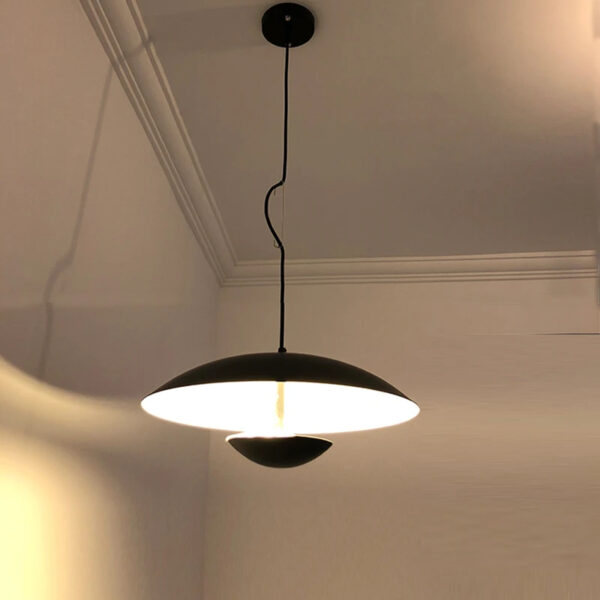 Suspension luminaire nordique à silhouette organique