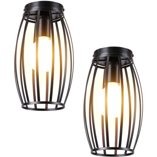 Suspension luminaire vintage à l'élégance industrielle