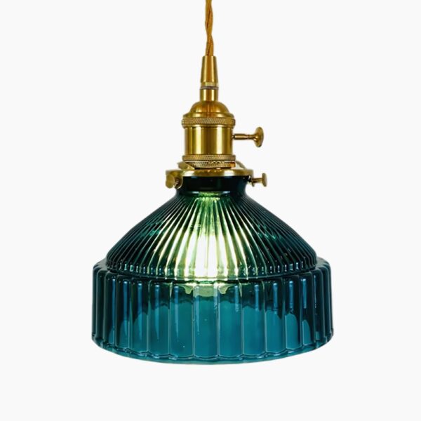 Suspension LED en verre au charme intemporel