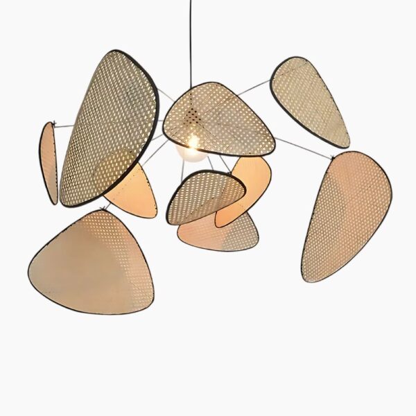 Suspension naturelle rotin style oriental