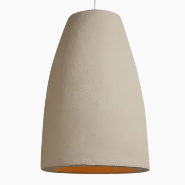 Suspension LED en pierre naturelle d'inspiration zen