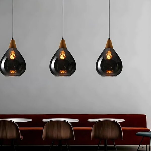 Suspension Design en Verre Soufflé Inspiration Contemporaine
