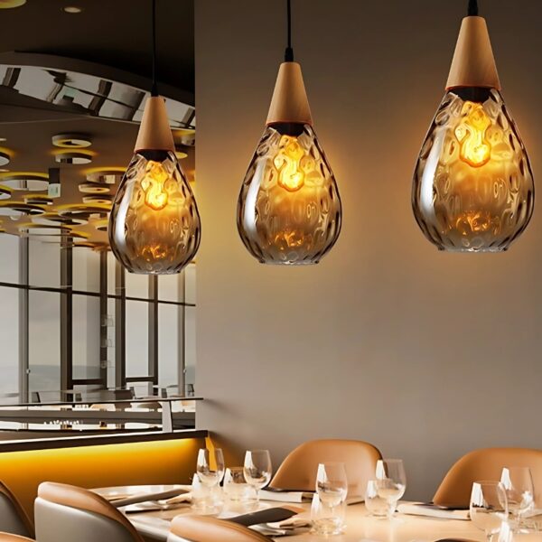 Suspension Design en Verre Soufflé Inspiration Contemporaine
