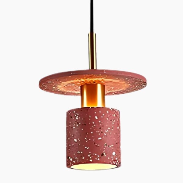 Suspension luminaire LED en marbre d'inspiration nordique