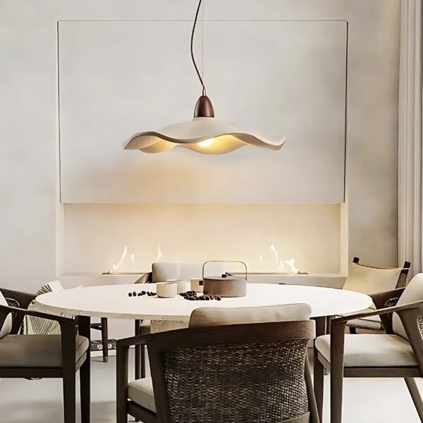 Suspension Contemporaine en Pierre d'Inspiration Zen